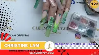 Marble Gel kết hợp Gel loang