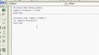 [ VB6 ] Tutorial : How to make a flashing label