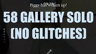 NEW PB! | Roblox Piggy Gallery Solo Speedrun [