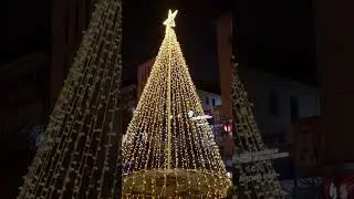 Новогодний Владикавказ. Ёлки города.
