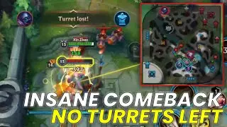 WE HAD NO TURRETS! INSANE COMEBACK | WILD RIFT GAMEPLAY PATCH 3.1