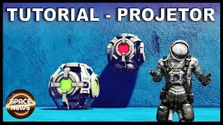 Como funciona o PROJETOR em Space Engineers - TUTORIAL