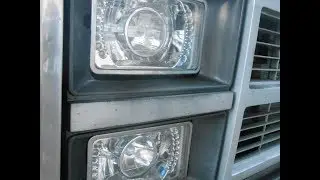ebay h4 headlight conversion kit for 4x6 lights and wiring. install reveiw