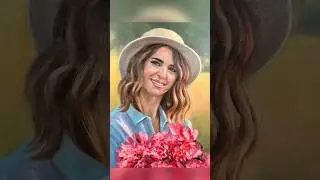Портрет девушки маслом по фото