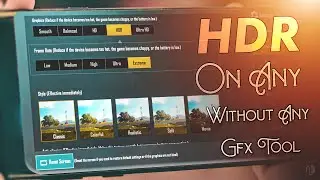 Unlock HDR + Extreme Graphics In PUBG Mobile No Gfx Tool // No ROOT // HDR Graphics Without Gfx Tool
