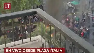 en vivo plaza Italia