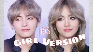 FACEAPP: Girl Version of BTS members (justforfun!)