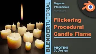 Candle Flame Animation - Blender Tutorial