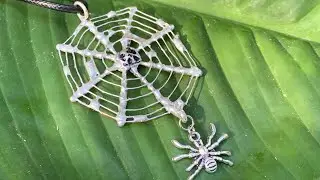 Soft Soldered Spider Web