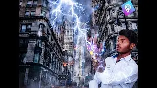 Thanos hand and picsart editing tutorial video