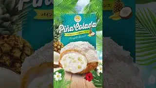 pina colada beard papas cream puff