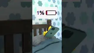 When phone is at 1% 😩 