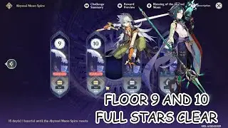 Floor 9 and 10 Spiral abyss full star clear |Genshin impact
