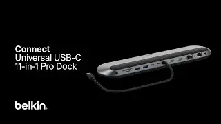 Belkin Connect Universal USB-C 11-in-1 Pro Dock | Power, Productivity & Triple Monitor Support