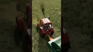 Farming Simulator 22 тюкую сено