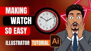 Illustrator দিয়ে সহজে Wall Watch Design Tutorial 2026