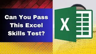 Can You Pass This Microsoft Excel Skills Test? | Excel Interview Test | #exceltips #education