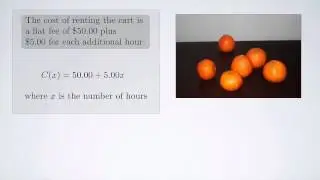 (Single-Variable Calculus 1) Examples of Functions