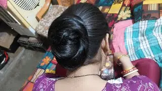 Silky & Smooth Long Hair  Bun Drop Longhair play at Night time @LonghairQueen99  #longhair #bundrop 