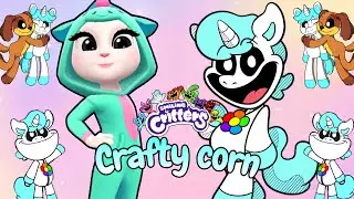 Poppy playtime chapter 3 Crafty corn Gameplay in My Talking angela 2