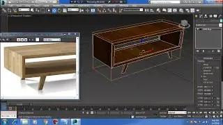 timber coffee table modeling in 3ds max for beginners