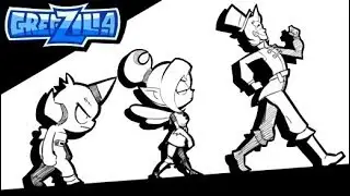 A BUNCHA CHEAP WALK CYCLES  - Gregzilla