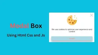 How to make cookies message popup for website using Html Css JavaScript