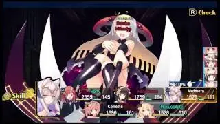 Dungeon Travelers 2 - Satanail boss battle (+ True Ending)