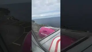 Wizzair A321neo TOUCHDOWN at Funchal Airport, Madeira | Huge applouse in the cabin👏