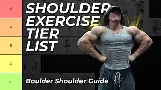 Shoulder Exercise Tier List (Boulder Shoulder Guide)