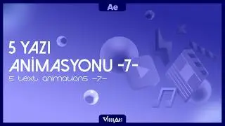 After Effects Yazı Animasyonu I Text Animations in After Effects 