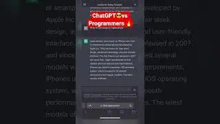 ChaGPT vs Programmers 