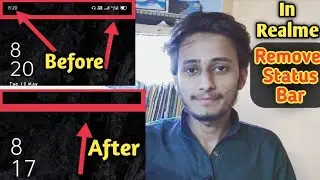 How to Remove Status Bar In Realme | Battery icon Network icon kaise hataye | Na'ved