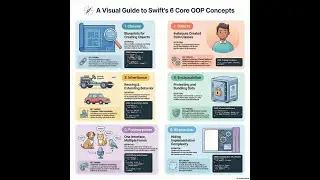 The 6 Core OOP Concepts in Swift — Explained with Simple Examples | English
