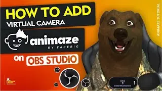 Cara Menambahkan Virtual Camera Animaze kedalam OBS Studio Terbaru - Animaze by Facerig Tutorial