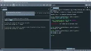 Python 60: Print a string within a certain number of spaces using formatted string literals