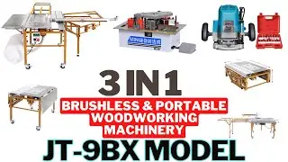 Multi-Functional Sliding Table Saw || Brushless Silent & Dust Free Mother Saw || JT-9BX Model