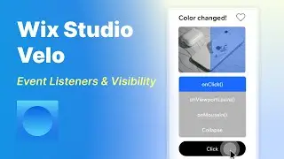 Event Listeners & Visibility Controls | Wix Studio Velo