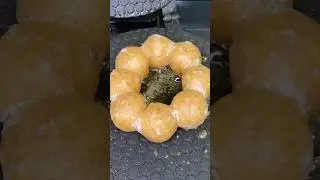 SNSで話題の飴ポンデリングを作った男の末路 #黄金糖 #ミスド #ワッフルメーカー