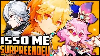 Usei o MELHOR E PIOR personagem de cada Elemento do Genshin Impact +Com AppGallery, Economize mais