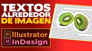 ✅ ✅ Truco colocar y ceñir textos en Illustrator e InDesign alrededor de imagen con transparencia✅ ✅