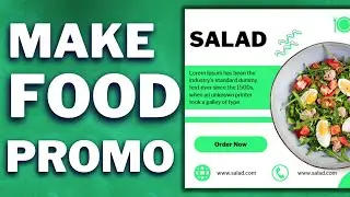 Make Social Media Posts in Canva for Restaurants   Canva Tutorial