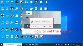 Simatic Manager: Set the Apps permission to remedy the error?