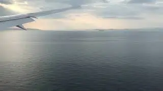 Landing on Kansai Airport (KIX), Japan. A little scary!