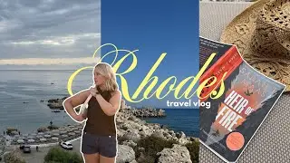 rhodes travel vlog 🪼✨🌀