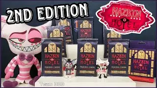 HAZBIN HOTEL 2ND EDITION TRADING CARDS! Unboxing Card Packs Opening Huskerdust
