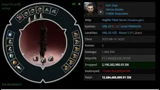 [EVE ONLINE / AMC]14 AUG 2023 Killed Naglfar Fleet Issue in Great Wildland
