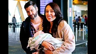 Jacinda Ardern and her husband Clarke Gayford