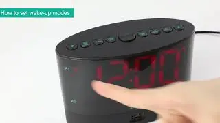 K-star ANJANK AC-189 Alarm Clock with Bed Shaker Loud Alarm