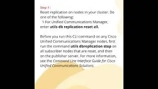 Reset Database Replication